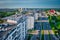 Gdansk skyline with newly built apartments on a sunny day, Poland