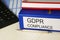 GDPR compliance. General Data Protection Regulation - 25 May 2018. Personal data safety, cyber privacy and security in