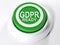 GDPR READY green pushbutton - 3D rendering