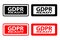 GDPR ready - rubber stamp
