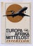 GDR Baggage tag, airline sticker: Interflug Airlines Europe, Africa, Middle East. CIRCA 1969