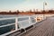 Gdynia Orlowo pier in the morning