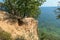 Gdynia - A panoramic view on the costal line in Gdynia, Poland, seen from a cliff above the sea level. Calm Baltic Sea