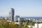 Gdynia, Poland 09 May 2020;Sea Towers skyscrapers in Gdynia, panoramic view