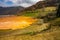 Geamana vilage covered by tailing lake from cooper mine in Roumania