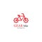 Gear bike logo template