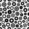 Gear or cog wheels seamless pattern background