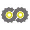 Gear Cogs vector drawing