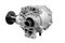 Gear front axle of a car on a white background