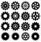 Gear icons, vector