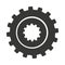 gear machine style isolated icon design