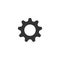 Gear mechanism cogwheel icon. Settings symbol. technical icon. Stock vector illustration isolated