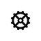 Gear, Mechanism Flat Vector Icon