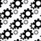 Gear seamless pattern. Vector illustration background
