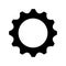 Gear setting isolated icon