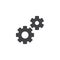 Gear, settings, preferences vector icon