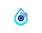 Gear Tool Water Icon Logo Design Element