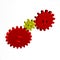 Gear Wheel Gold Red