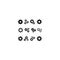 gear wheel set vector icon cog; icon; cogs; machine; set; cogwheel; symbol