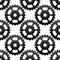 Gear wheels or cogwheels seamless pattern