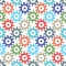 Gear wheels seamless pattern