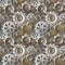 Gears and Cogs Seamless Machine Background