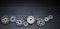 Gears Cogs Technology Industry Background Banner