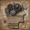 Gears in human brain metaphor