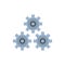 gears machinery settings isolated icon