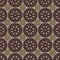 Gears seamless geometric pattern