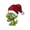 Gecko Claus Mascots, Christmas Zoo Collections