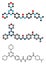 Gedatolisib cancer drug molecule. Stylized 2D renderings and conventional skeletal formula.