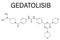 Gedatolisib molecule. Skeletal formula.