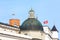 Gediminas tower and the roof of Vilnius Cathedral (Vilniaus katedra)