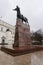 Gedimino monument in Vilnius city center