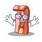 Geek bacon character cartoon style