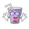Geek berry smoothie character cartoon