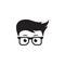 Geek Boy Vector icon design