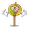 Geek candy apple character cartoon