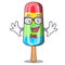 Geek character beverage colorful ice cream stick