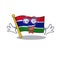 Geek flag gambia mascot shape the character