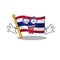 Geek flag thailand isolated with the character