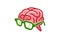 Geek Glasses Brain Mind Logo