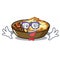 Geek gratin isolated with in the cartoon