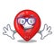 Geek navigation pin location map character cartoon