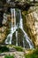 The Gega waterfall. The most famous and largest waterfall in Abkhazia