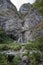 The Gega waterfall in the mountains of Abkhazia