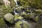 Gehard waterfall in Vosges