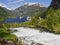 Geirangerfjord is a UNESCO World Heritage Site in the Sunnmøre region of Møre og Romsdal county, Norway