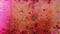 Gel bubbles texture paint drop red pink liquid ink